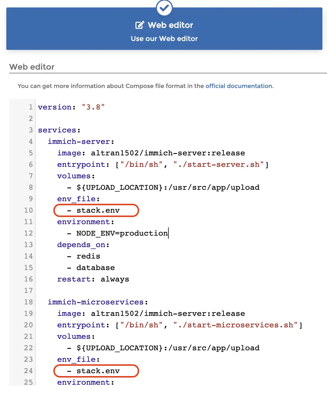 Exemplo Dot Env